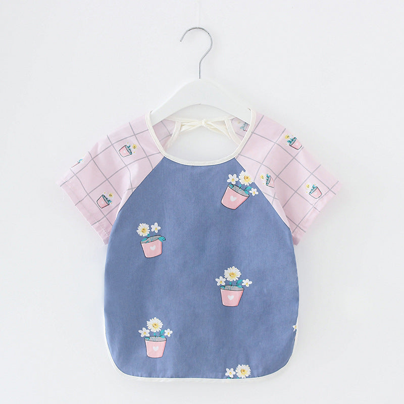 Baby Dinner Coverall Bib Spring And Autumn Long Sleeve Apron 10