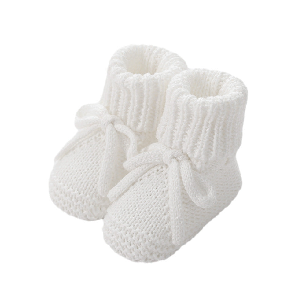 Bow-tie Strap Knitted Toddler Shoes 6