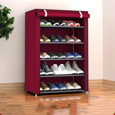 Dormitory Shoe Rack Dustproof Small Mini Space Saving 1
