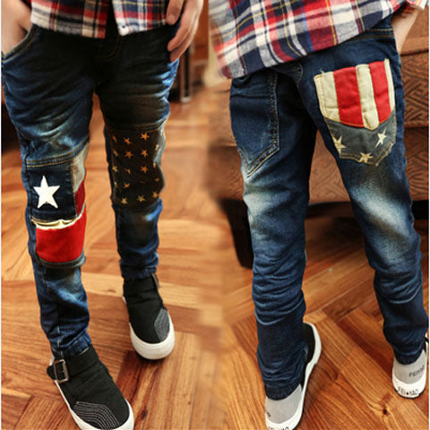 Boys' Denim Trousers Trousers Children's Clothing 13