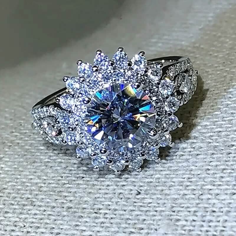 8mm Zirconia Zinc Alloy Ring 1