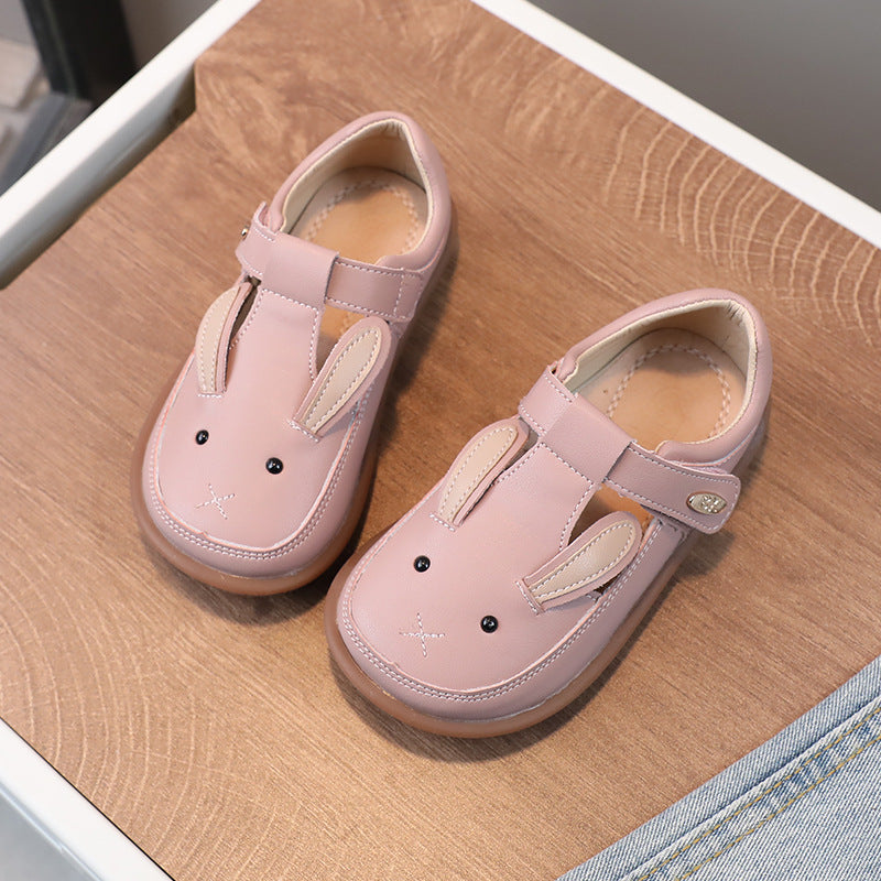 Children's Small Leather Shoes Non-slip Soft Bottom Girl Cute Princess Cartoon Shoes 6
