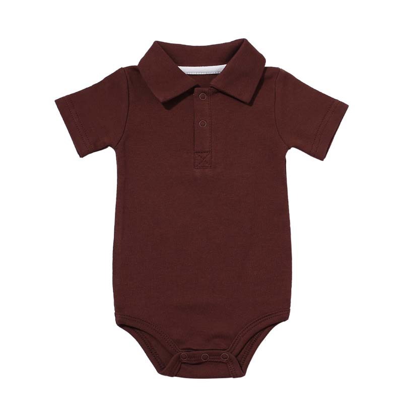 Lapel baby onesies 9