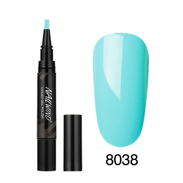 Art Manicure Venalisa 60 Colors Soak Off Enamel Convenience Clean Nail Glue Pen 14