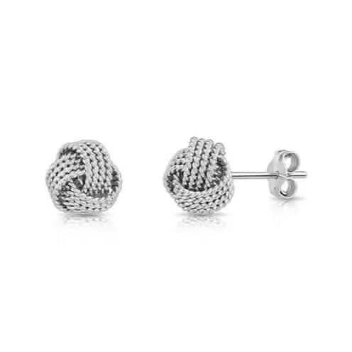 925 Silver Love Nut Stud Earrings 3