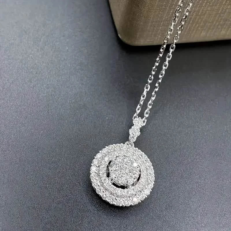 925 Silver Zirconium Oxide Collarbone Necklace 5