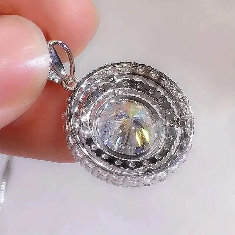 925 Silver Zirconium Oxide Collarbone Necklace 3