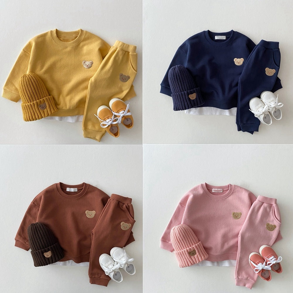 Baby Cartoon Embroidery Bear Head For Men And Women 1