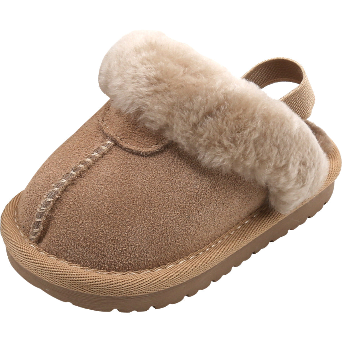 Suede Fleece-lined Cotton Shoes For Children's Walking 5