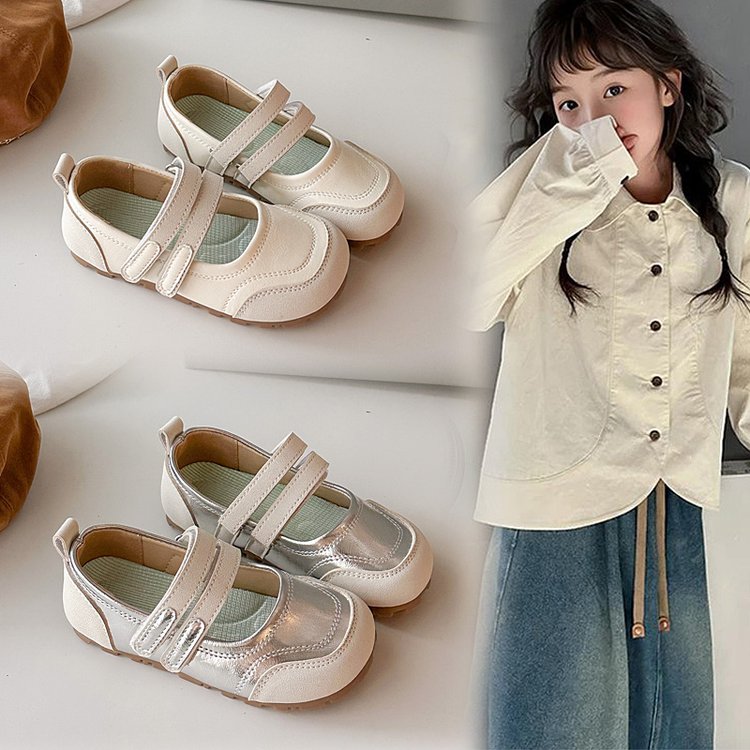 Girls' Leather Shoes With Princess Style Soft Sole Single Shoes And Children's Shoes 1