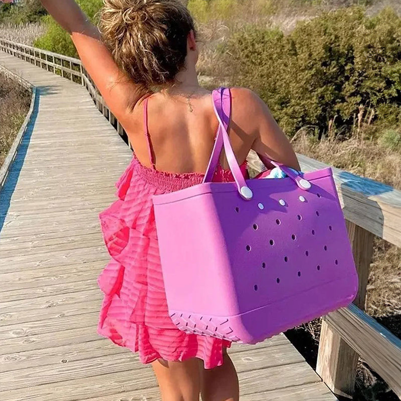 Boggs Bag: Extra Large Waterproof EVA Rubber Tote for Women, Ideal Christmas Gift & Travel Companion. 19