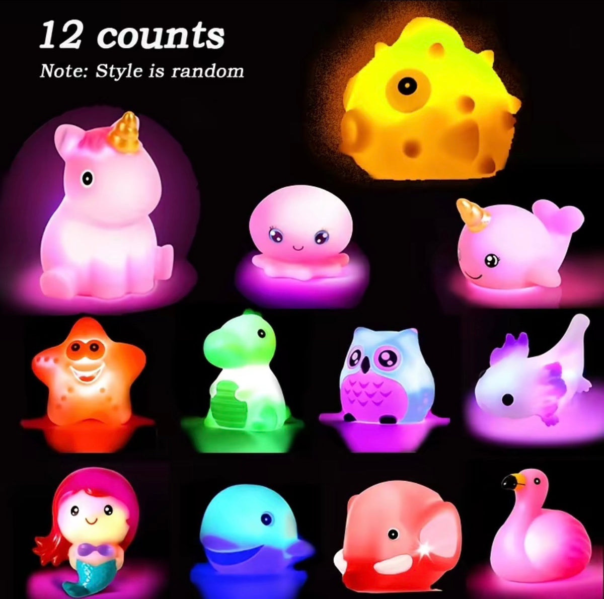 GlowSplash LED Bath Toy 12