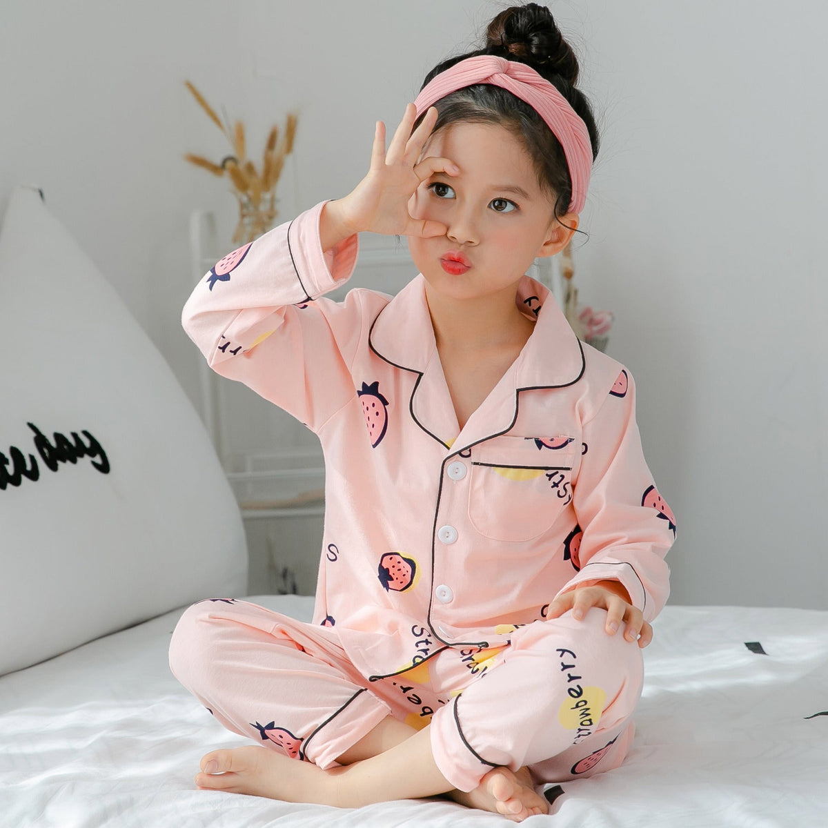 Cotton pajamas for children 9