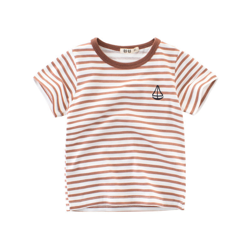 Boys' Cotton Kids Striped T-Shirt 4