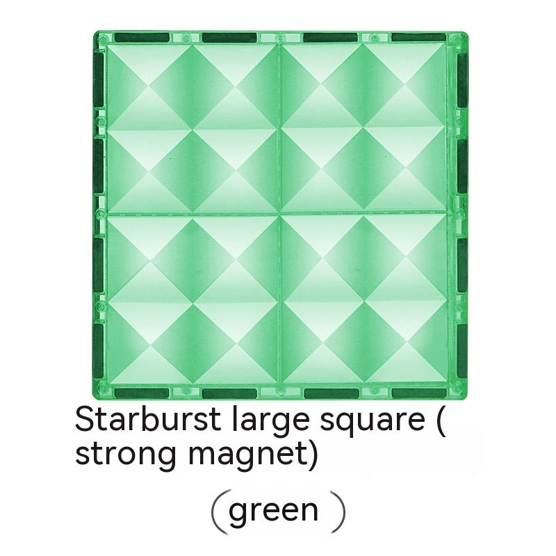Color Window Asterism Magnetic Building Blocks Assembly 40