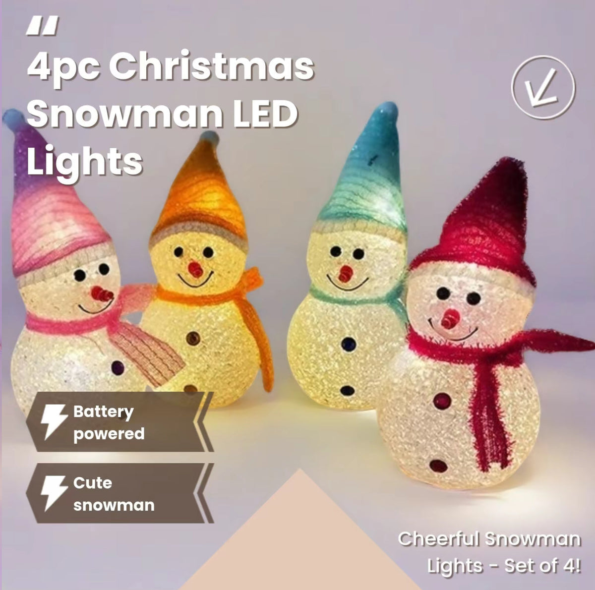 GlowFest Christmas Lawn Lights 5