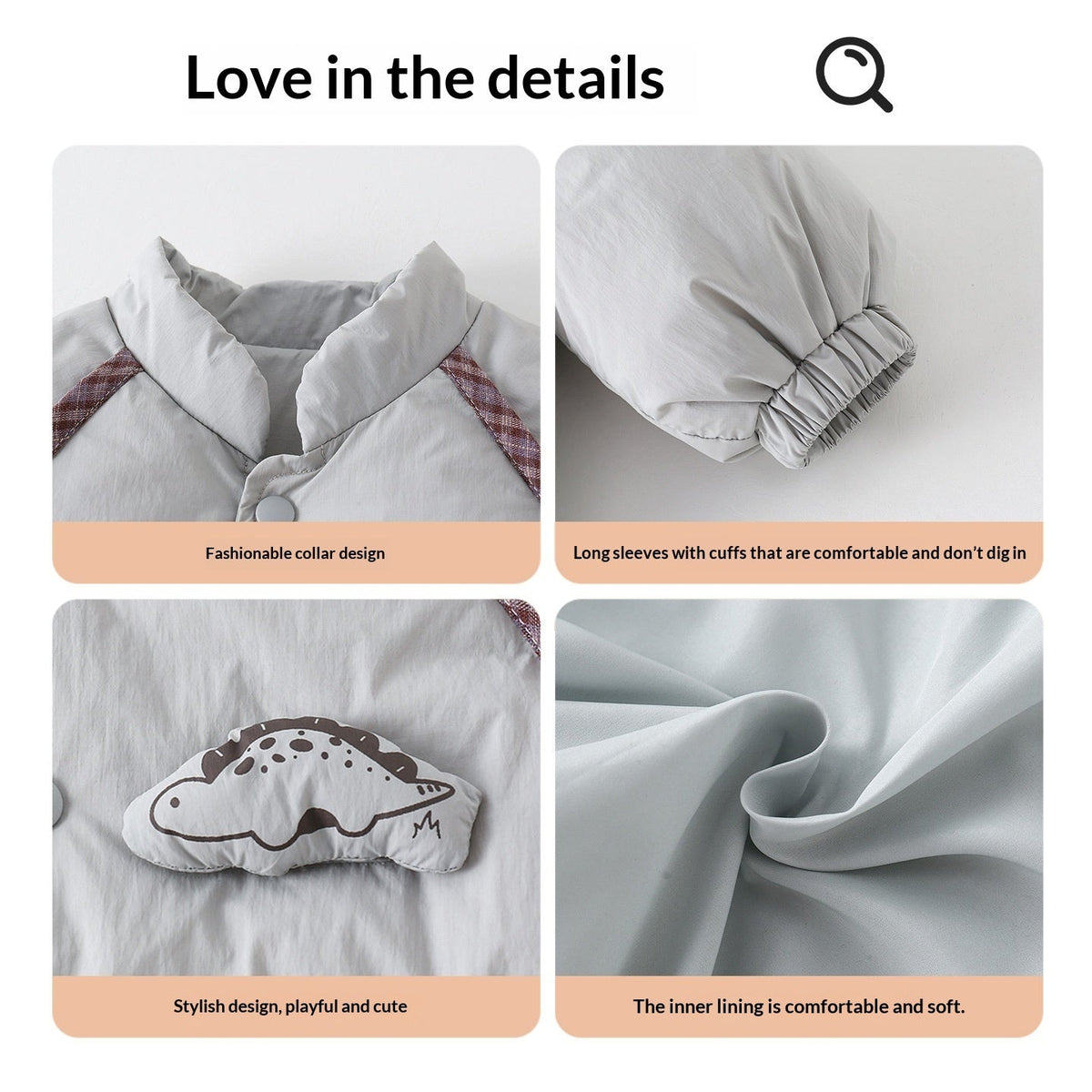 Childrens Short Warm Outerwear Top 4