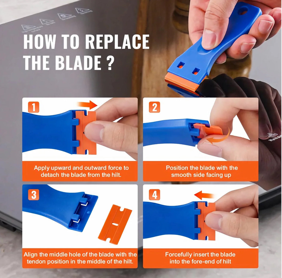 ScrapeMate Blade Set 8