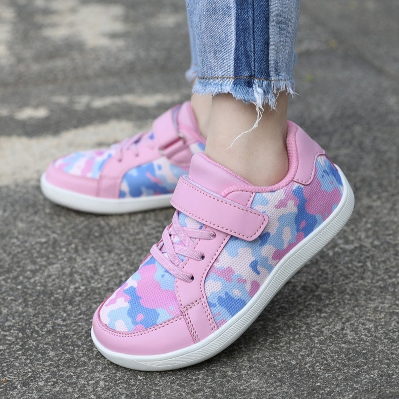 Children's Low-top Velcro Wide Toe Shoes 1
