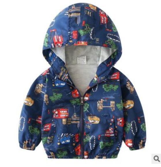 Boy jacket casual hooded jacket 21