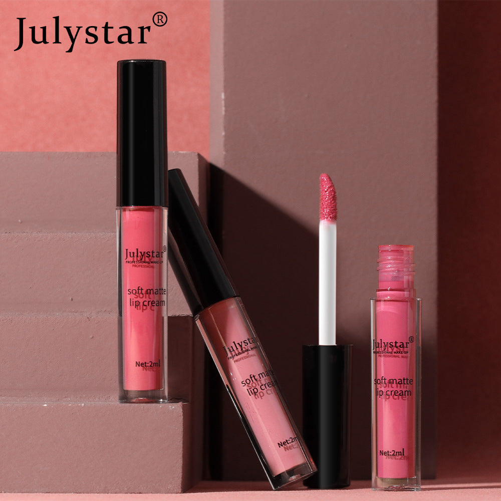 Christmas Makeup Powder Mist Matte Candy Lip Glaze Matte Long Lasting Moisturizing Liquid Lipstick 2