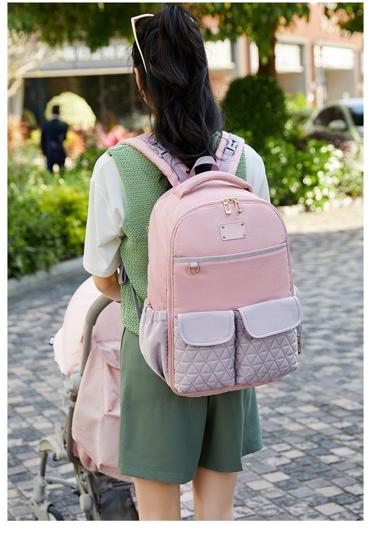 Mummy Bag Large Capacity Multi-pocket Baby Diaper Bag Backpack 7