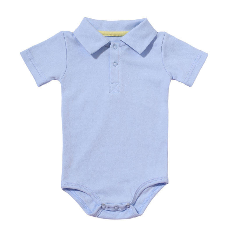Lapel baby onesies 11