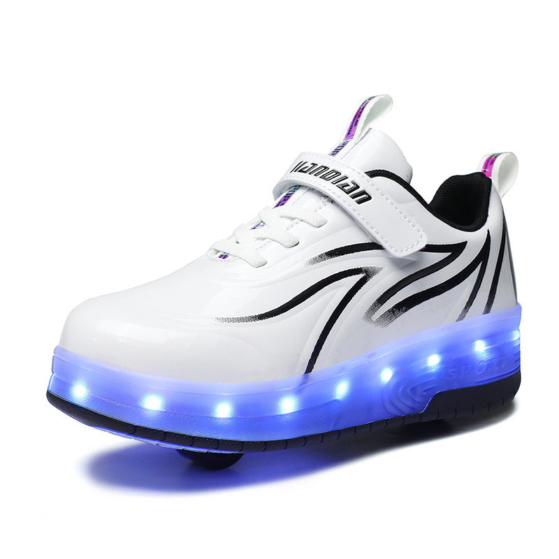 Light Charging Pulley Shoes Single And Double Wheels 1