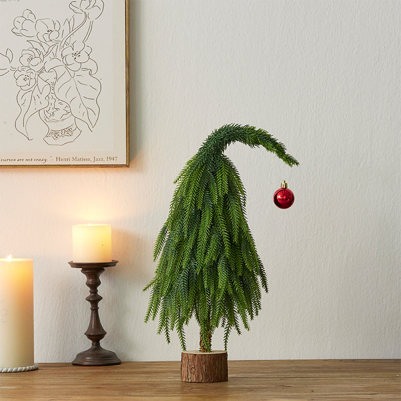 Crooked Neck Christmas Leaves Nobelson Home Small Desktop Ornament 7