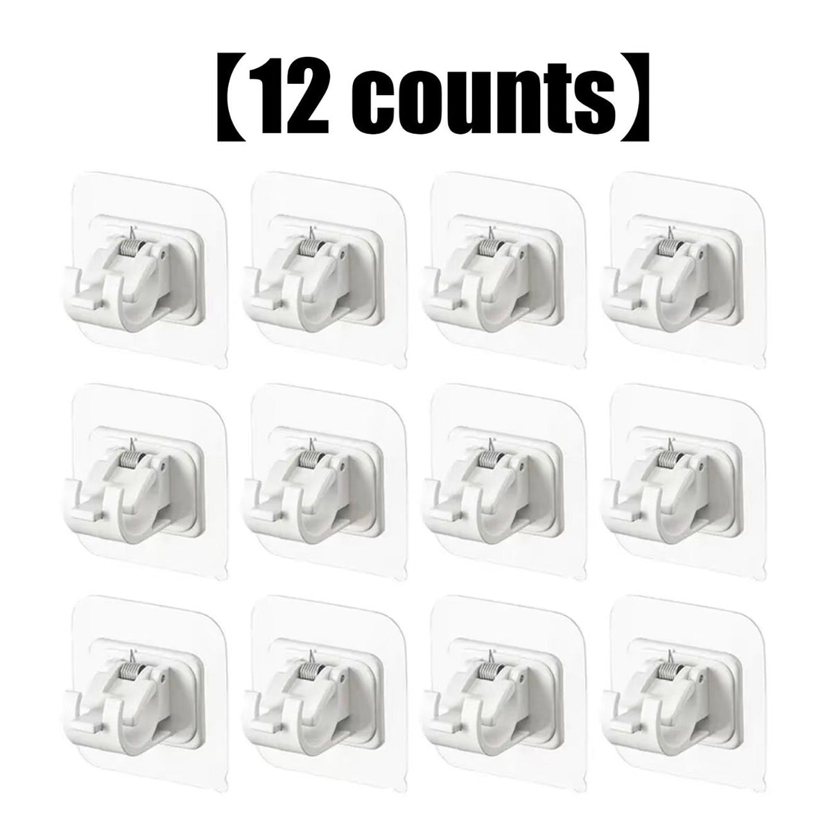 CrystalFix Curtain Rod Hooks Set 1