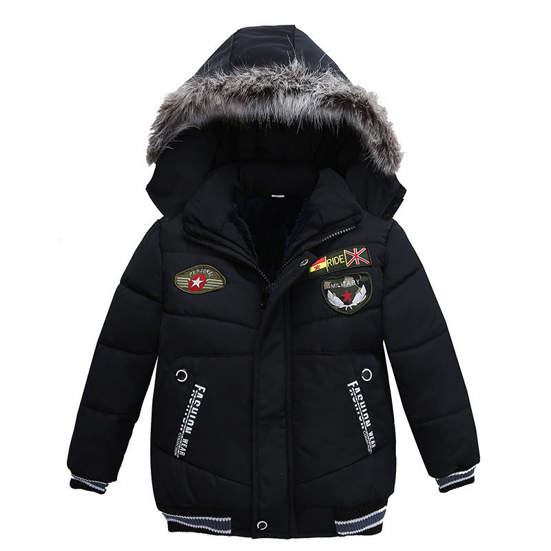 Small And Medium-Sized Boys Cotton-Padded Jackets 8