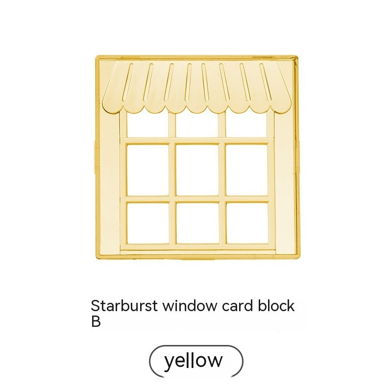Color Window Asterism Magnetic Building Blocks Assembly 72