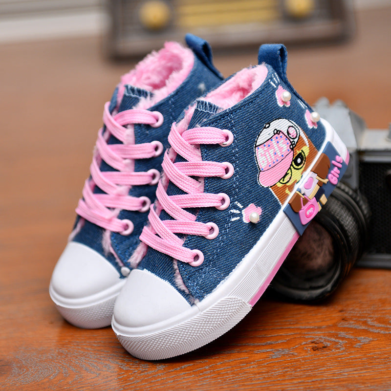 Children's Shoes Canvas Girls' Sneakers 4