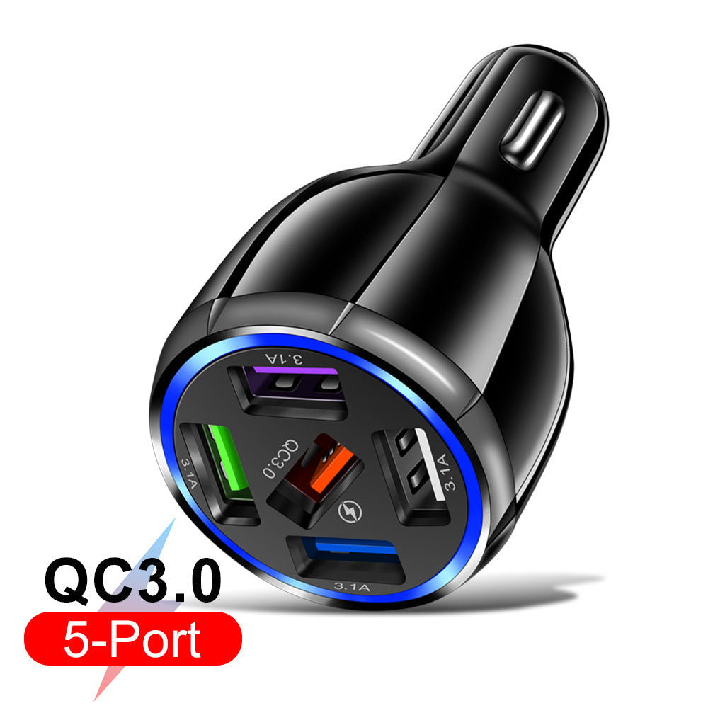 QC30 Car Mobile Phone 5usb Car Charger 2