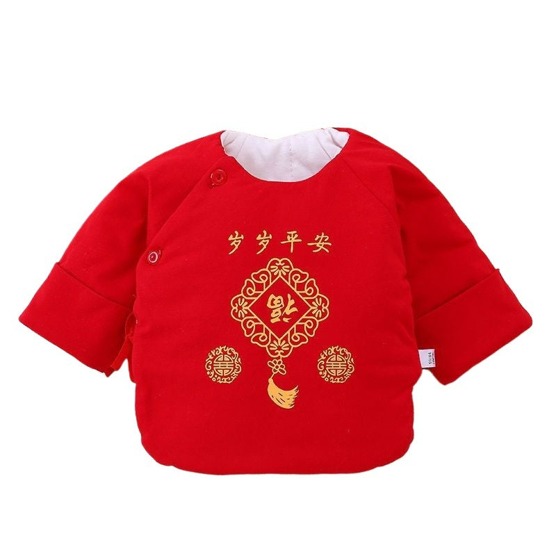 Newborn Thin Cotton Half-back Cotton 3