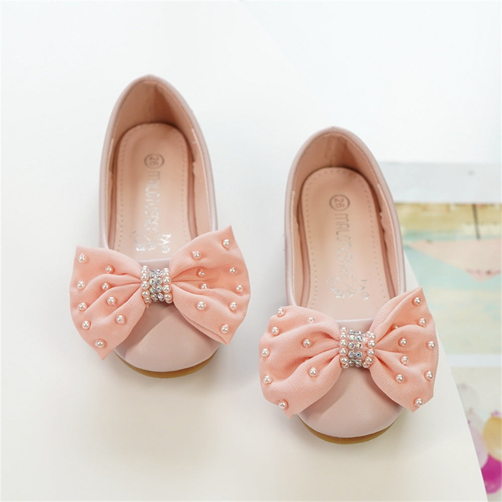 Princess Bow New Girls' Banquet Dress Flower Girl Shoes 7