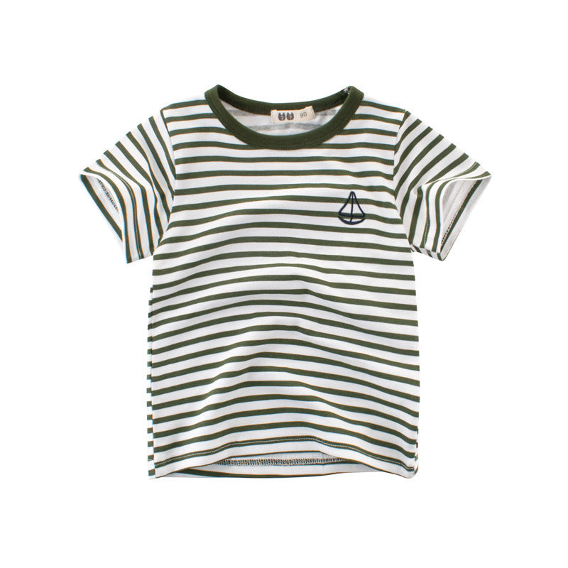 Boys' Cotton Kids Striped T-Shirt 6