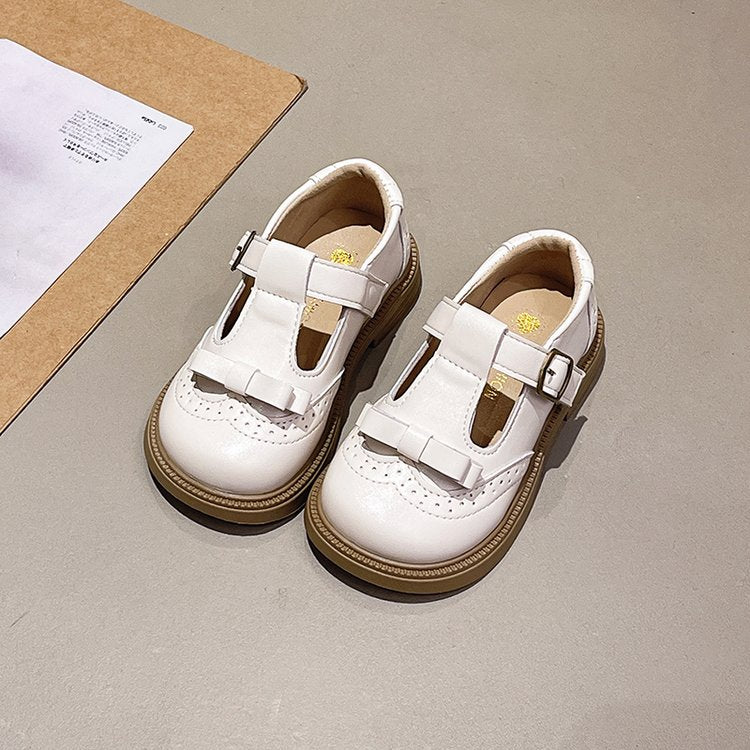 Girls' Leather Shoes, Performance Shoes, Black Dance Shoes, Princess Shoes, Middle-aged Girls' Shoes 1