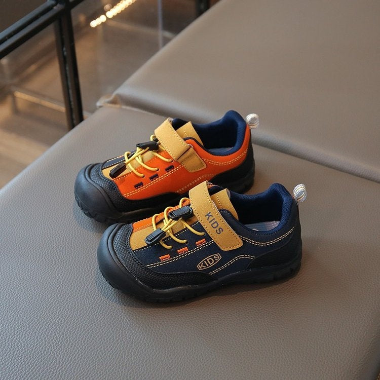 2026 New Spring Autumn Kids Sneakers, Boys Girls Running Shoes Hiking Shoes Non-slip Anti-kick Dad Shoes 4
