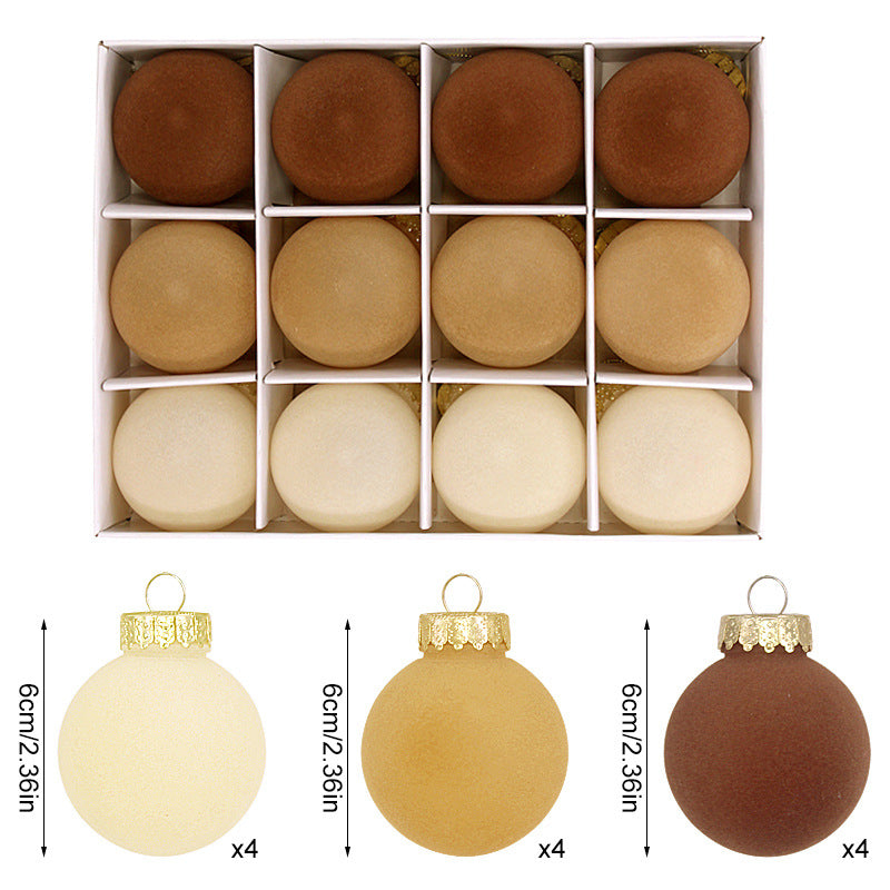 6cm Christmas ball, Christmas tree ornament, holiday decoration 10