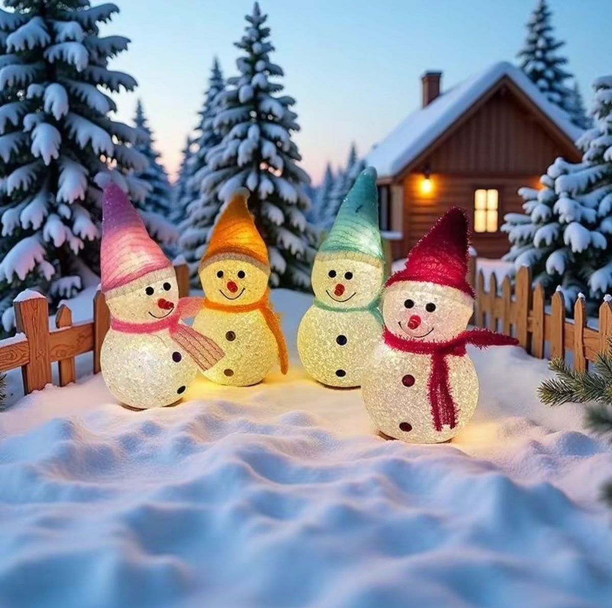 GlowFest Christmas Lawn Lights 8