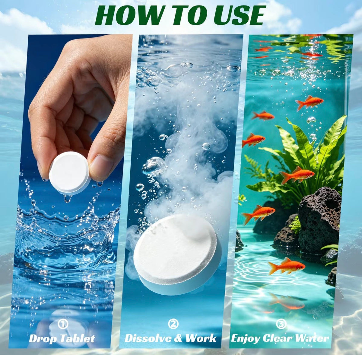 AquaClear Purification Tablets 8