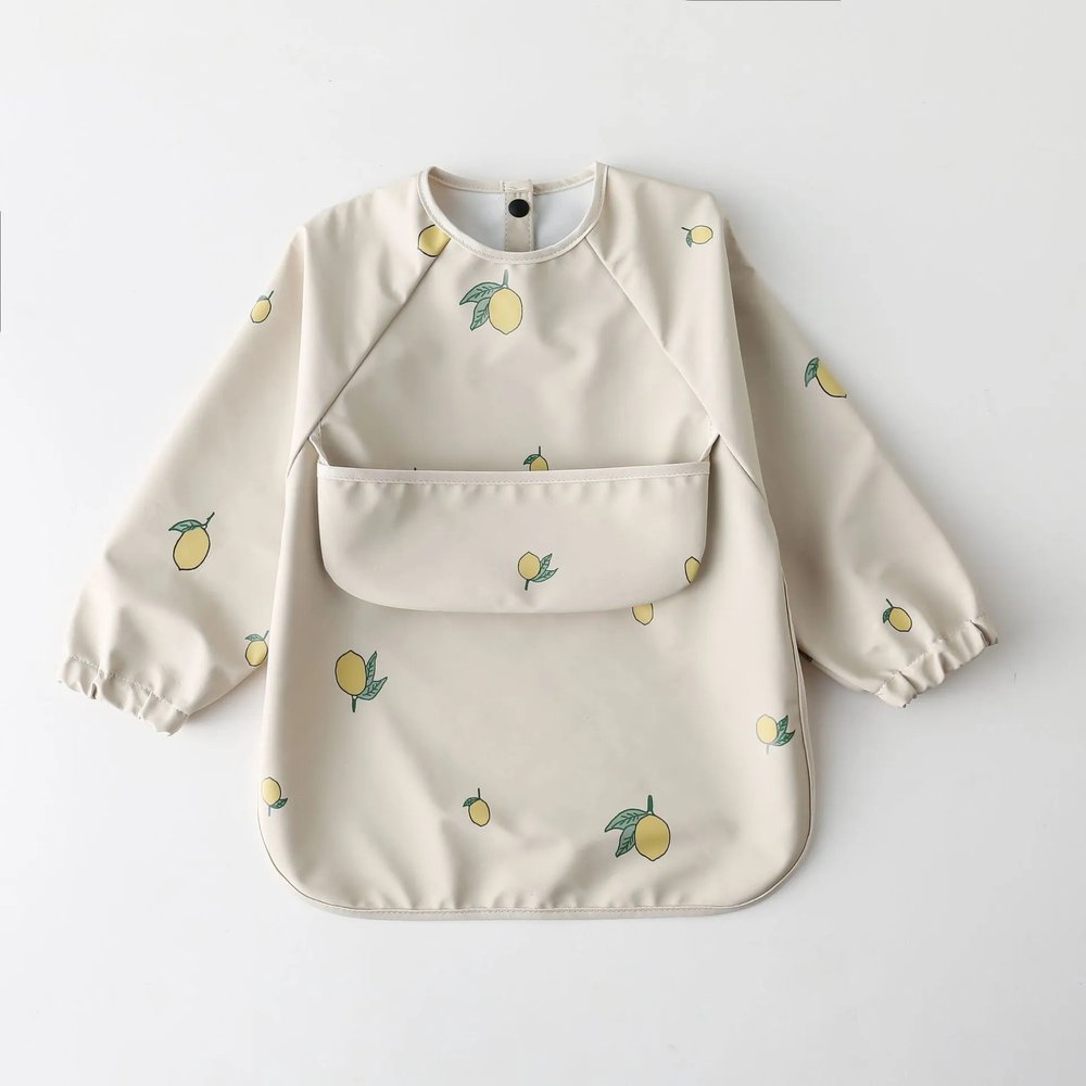 Waterproof Smock Bib | Full-Sleeve Baby & Toddler Feeding Bib 1