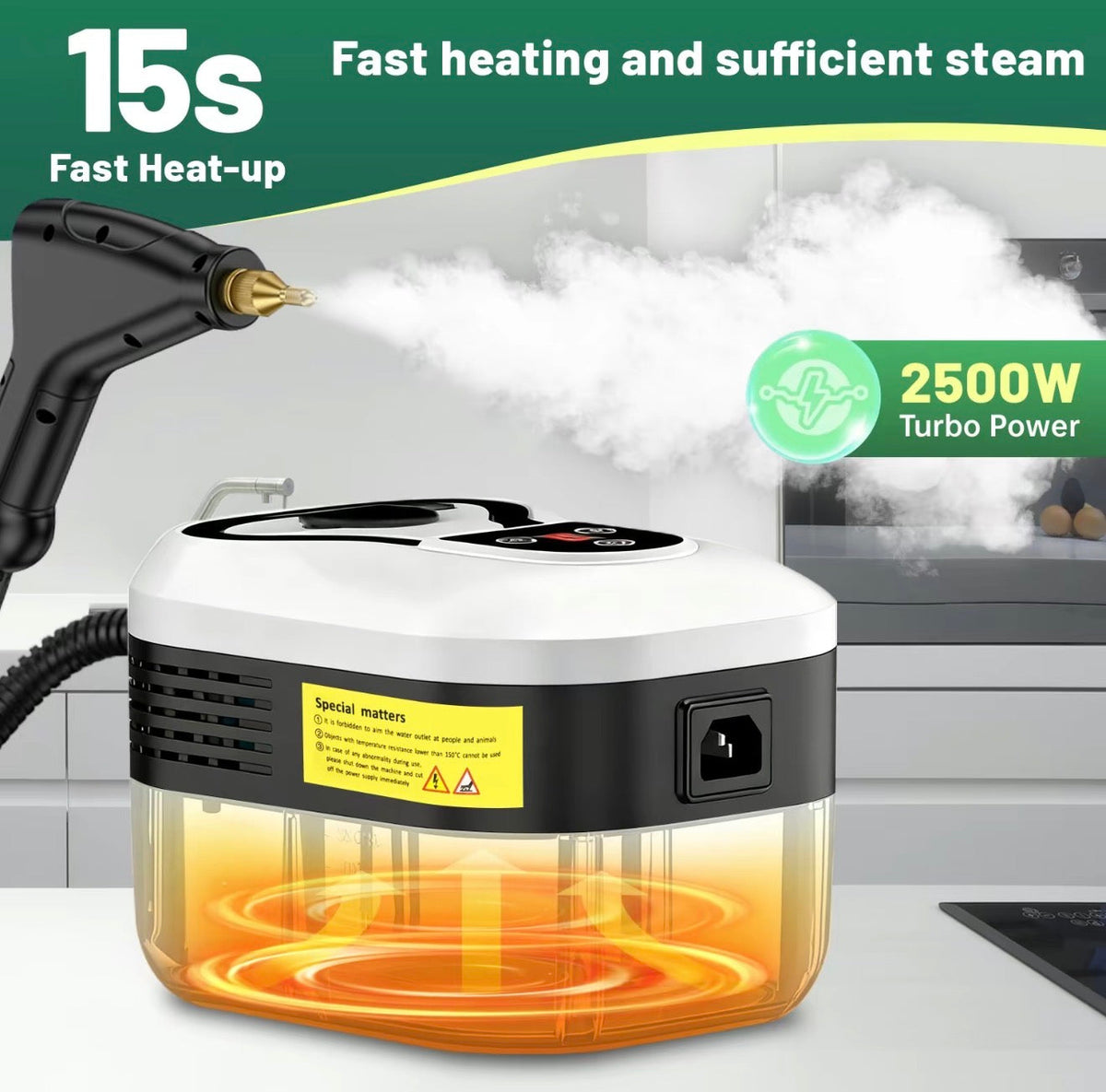 TurboSteam Portable Cleaner 2