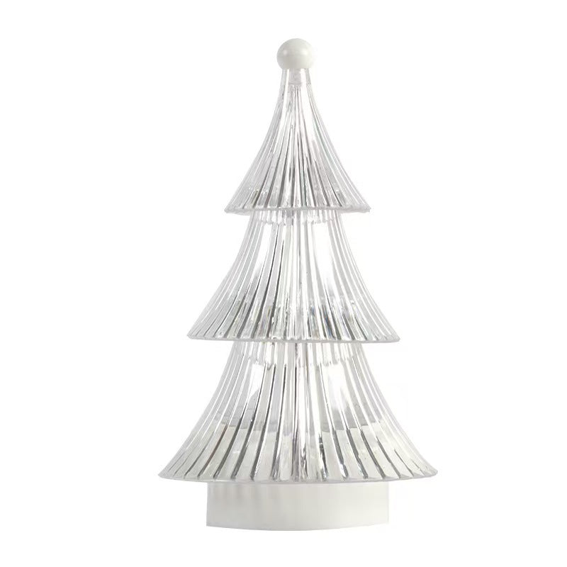Christmas Decoration Crystal Christmas Tree Candle Light Desktop Ornament Atmosphere Small Night Light Ins Decorative Atmosphere Light 5
