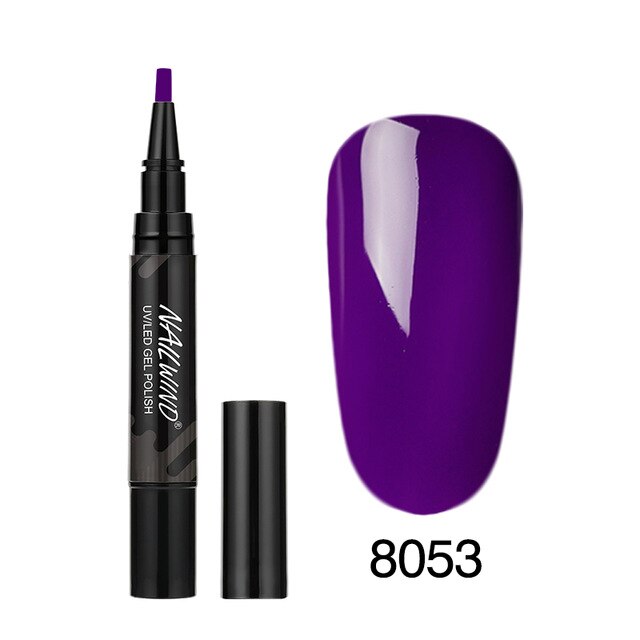 Art Manicure Venalisa 60 Colors Soak Off Enamel Convenience Clean Nail Glue Pen 29