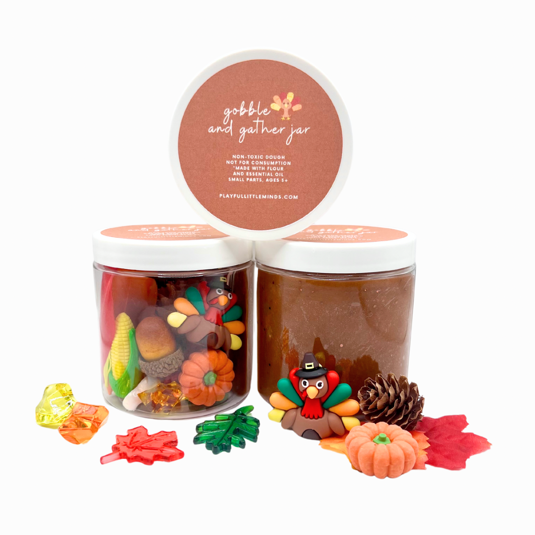 Gobble And Gather Play Dough Jar 1