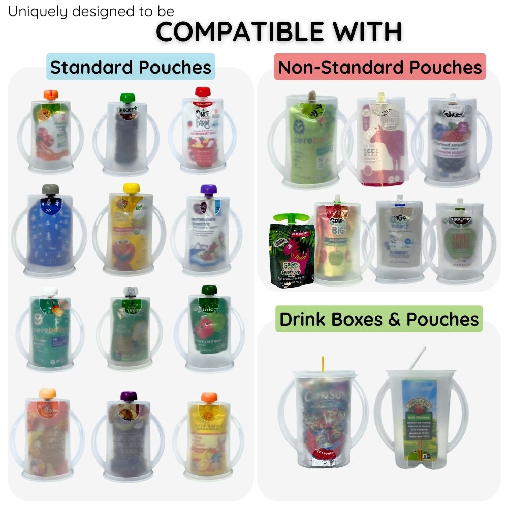 5-Pack Flipping Holder Classic | Food Pouch, Juice Box, Juice Pouch Holders 8