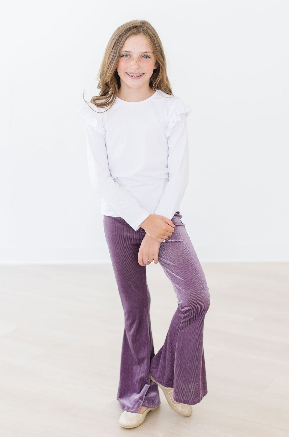 Amethyst Ribbed Velvet Bells 4