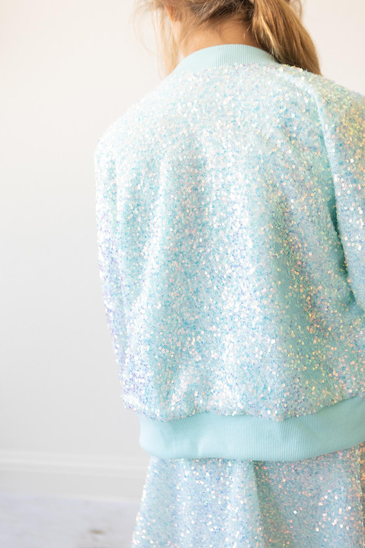 Aqua Sequin Jacket 4